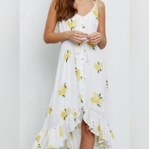 Rails Lemon Cotton Women Dress